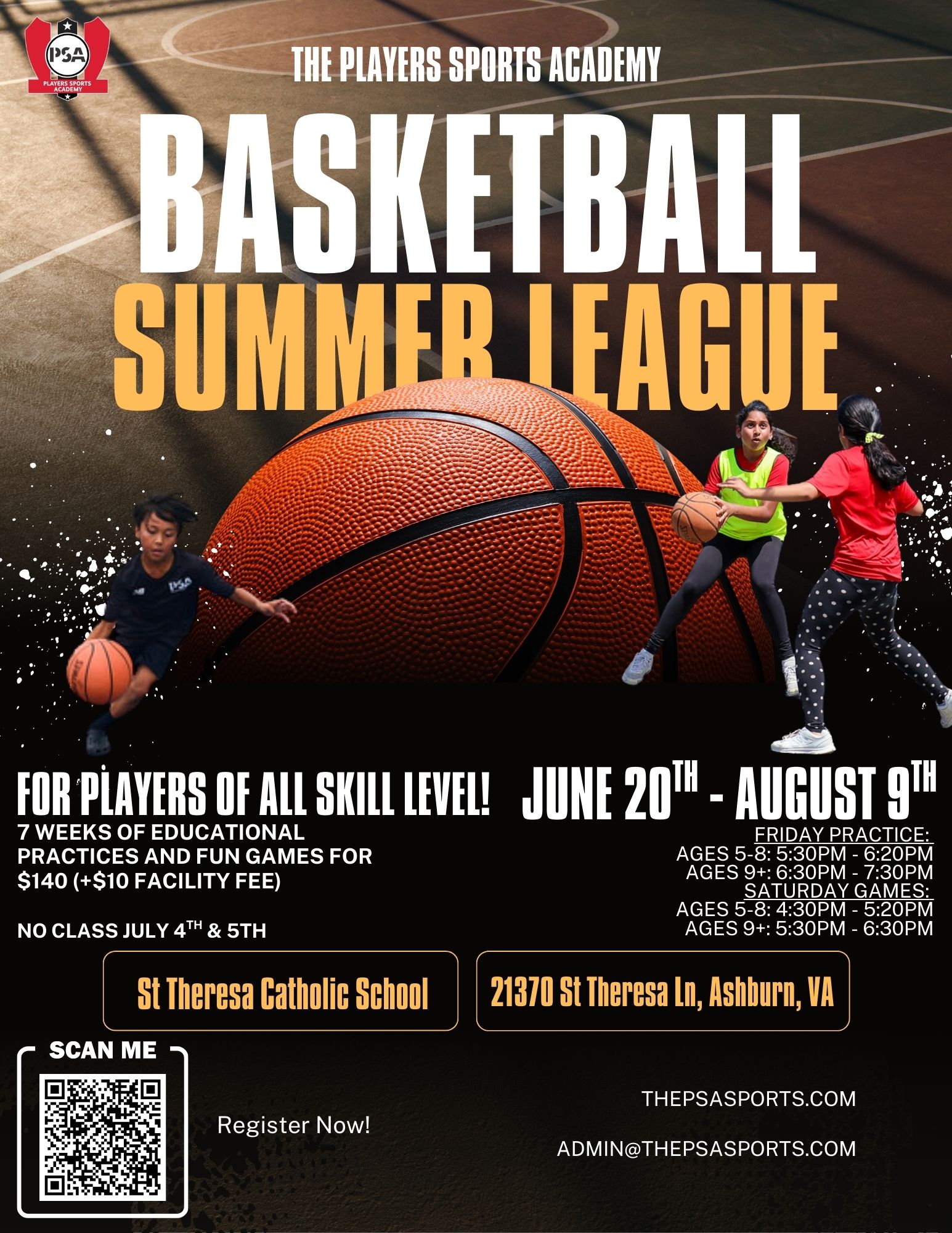 Summer rec Basketball League Flyer 2025 (2)