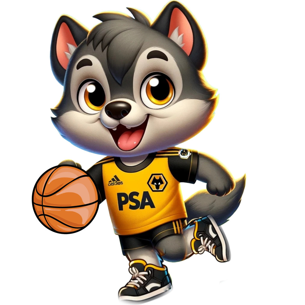 Wolfie Basketball logo