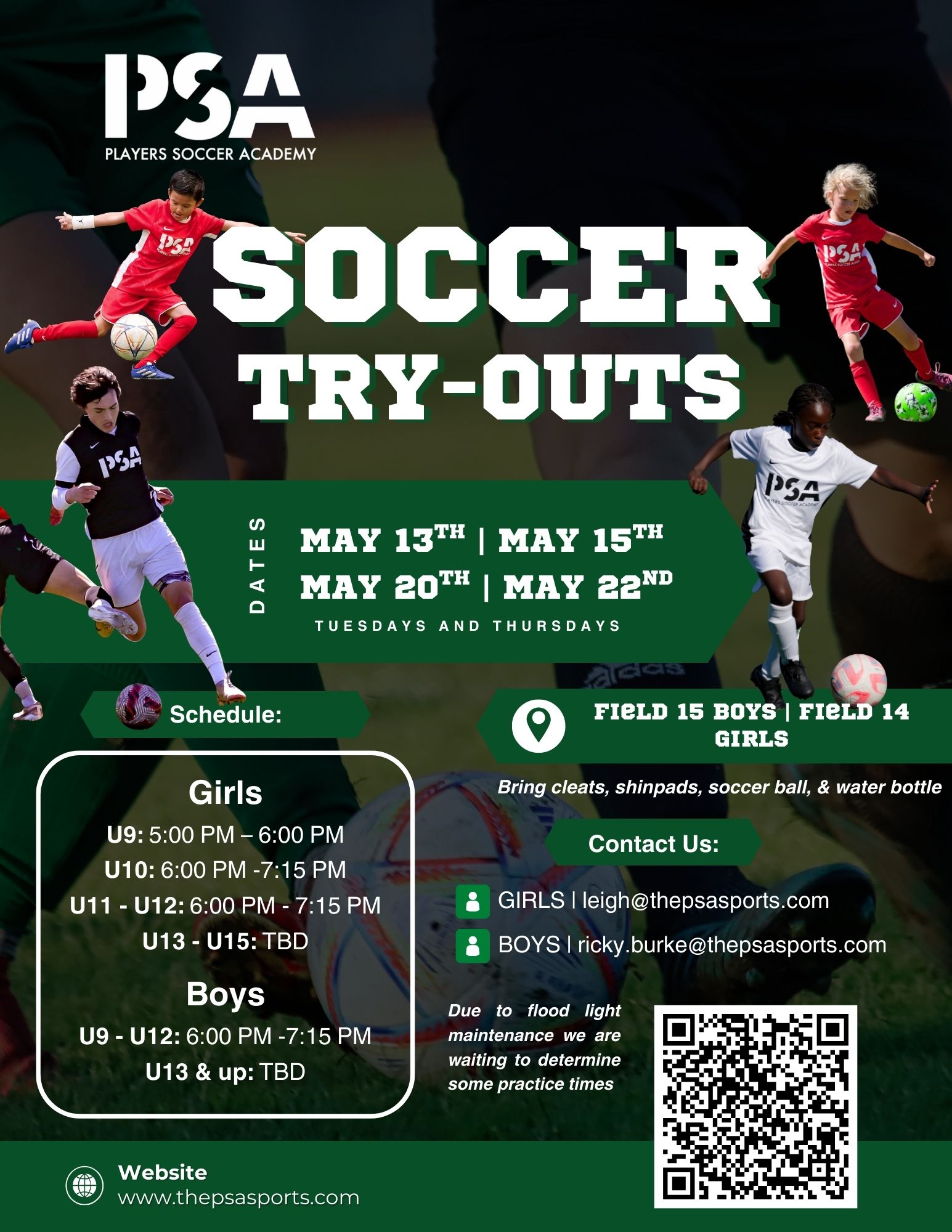 Soccer Try Outs